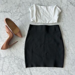 WOW Couture Black Bandage Mini Skirt